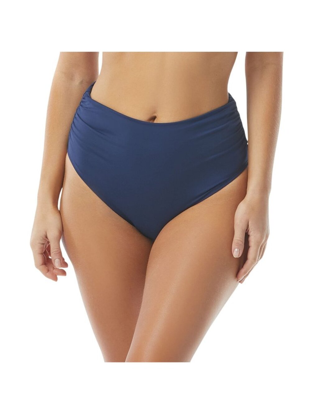 NWT Coco Reef Impulse Rollover Bikini Bottom B3272-0196 Navy Captain Blue M